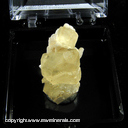 Mineral Specimen: Calcite on Dolomite from Corydon, Harrison Co., Inidiana Ex. Alan Goldstein