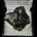 Minerals Specimen: Strengite, Barbabosalite, Pyrite from Bull Moose Mine, Custer, Custer Co., South Dakota Minerals Specimen: Strengite, Barbabosalite, Pyrite from Bull Moose Mine, Custer, Custer Co., South Dakota