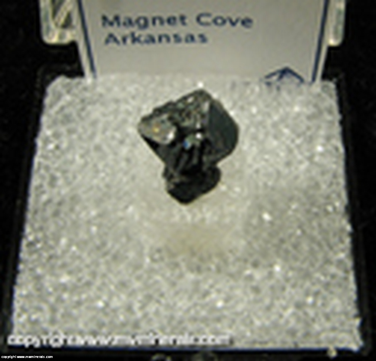 Minerals Specimen: Brookite from Magnet Cove, Polk Co., Arkansas Minerals Specimen: Brookite from Magnet Cove, Polk Co., Arkansas