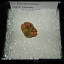Mineral Specimen: Getcellite, Orpiment, Realgar from Getchell Mine, Humboldt Co., Nevada Ex. Steve Pullman, Ex. David Garske Mineral Specimen: Getcellite, Orpiment, Realgar from Getchell Mine, Humboldt Co., Nevada Ex. Steve Pullman, Ex. David Garske