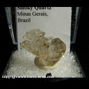 Minerals Specimen: Quartz, Double Terminated from Minas Gerais, Brazil Minerals Specimen: Quartz, Double Terminated from Minas Gerais, Brazil