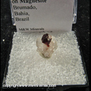 Mineral Specimen: Uvite, Chromian on Magnesite from Brumado, Bahia, Brazil Mineral Specimen: Uvite, Chromian on Magnesite from Brumado, Bahia, Brazil