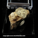 Mineral Specimen: Fluorite with Included Chalcopyrite, Barite from Madoc, Ontario, Canada Mineral Specimen: Fluorite with Included Chalcopyrite, Barite from Madoc, Ontario, Canada