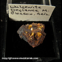 Mineral Specimen: Wulfenite from Defiance Mine, Gleeson, Turquoise Dist., Dragoon Mts, Cochise Co., Arizona Mineral Specimen: Wulfenite from Defiance Mine, Gleeson, Turquoise Dist., Dragoon Mts, Cochise Co., Arizona