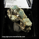 Mineral Specimen: Aquamarine, Muscovite, Quartz from Sierrita Mts., Pima Co., Arizona Mineral Specimen: Aquamarine, Muscovite, Quartz from Sierrita Mts., Pima Co., Arizona