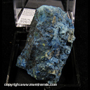 Mineral Specimen: Shattuckite, Mottramite variety: Duhamelite, Tenorite from Navojoa, Sonora, Mexico Ex. Steve Pullman, Ex. Cureton Minerals Mineral Specimen: Shattuckite, Mottramite variety: Duhamelite, Tenorite from Navojoa, Sonora, Mexico Ex. Steve Pullman, Ex. Cureton Minerals