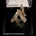 Mineral Specimen: Quartz from Arkansas, Ex. A. Neely 1960s Mineral Specimen: Quartz from Arkansas, Ex. A. Neely 1960s