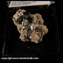 Mineral Specimen: Arsenopyrite, Cookeite, Fluorapatite (back of specimen) from Yaogangxian Mine, Hunan, China Mineral Specimen: Arsenopyrite, Cookeite, Fluorapatite (back of specimen) from Yaogangxian Mine, Hunan, China