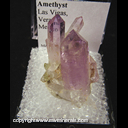 Mineral Specimen: Amethyst from Las Vigas, Veracruz, Mexico Mineral Specimen: Amethyst from Las Vigas, Veracruz, Mexico