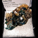 Mineral Specimen: Lazulite, Quartz, Siderite from Rapid Creek, Yukon Terr., Canada Mineral Specimen: Lazulite, Quartz, Siderite from Rapid Creek, Yukon Terr., Canada