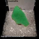 Mineral Specimen: Chrysoprase from Marlborough, Queensland, Australia Mineral Specimen: Chrysoprase from Marlborough, Queensland, Australia