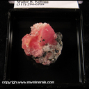 Minerals Specimen: Rhodochrosite (cleaved), Quartz, from Sweet Home Mine, Alma, Park Co., Colorado Minerals Specimen: Rhodochrosite (cleaved), Quartz, from Sweet Home Mine, Alma, Park Co., Colorado