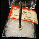 Mineral Specimen: Stibnite from White Caps Mine, Manhattan, Nye Co., Nevada Ex. John Melhase, prior to 1938 Mineral Specimen: Stibnite from White Caps Mine, Manhattan, Nye Co., Nevada Ex. John Melhase, prior to 1938