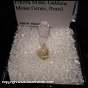Mineral Specimen: Rose Quartz scepter crystal from Pitorra claim, Laranjeiras, Galileia, Doce Valley, Minas Gerais, Brazil