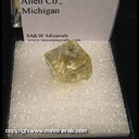 Minerals Specimen: Fluorite from Fort Wayne, Allen Co., Indiana Ex. Vivian Randall Minerals Specimen: Fluorite from Fort Wayne, Allen Co., Indiana Ex. Vivian Randall