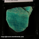 Mineral Specimen: Amazonite from Mona Mine, El Paso Co., Colorado