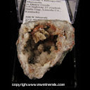 Mineral Specimen: Millerite, Chalcopyrite, Marcasite in Quartz Geode from US highway 27 roadcut, Halls Gap, Lincoln Co., Kentucky Mineral Specimen: Millerite, Chalcopyrite, Marcasite in Quartz Geode from US highway 27 roadcut, Halls Gap, Lincoln Co., Kentucky