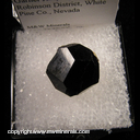 Mineral Specimen: Almandine Garnet in Rhyolite from Garnet Hill, Ely, Robinson District, White Pine Co., Nevada