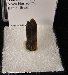 Mineral Specimen: Xenotime-(Y) from Novo Horizonte, Bahia, Brazil Mineral Specimen: Xenotime-(Y) from Novo Horizonte, Bahia, Brazil