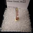 Mineral Specimen: Bicolor Tourmaline from Baixo mine, Taqural dist., Itinga, Minas Gerais, Brazil Mineral Specimen: Bicolor Tourmaline from Baixo mine, Taqural dist., Itinga, Minas Gerais, Brazil