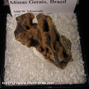 Mineral Specimen: Senegalite on Hematite from Jangada Mine, Brumadinho, Minas Gerais, Brazil Mineral Specimen: Senegalite on Hematite from Jangada Mine, Brumadinho, Minas Gerais, Brazil
