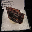 Mineral Specimen: Almandine Garnet from Gore Mountain, North River, Warren Co., New York Mineral Specimen: Almandine Garnet from Gore Mountain, North River, Warren Co., New York