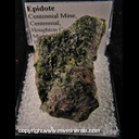 Minerals Specimen: Epidote from Centennial Mine, Centennial, Houghton Co., Michigan Minerals Specimen: Epidote from Centennial Mine, Centennial, Houghton Co., Michigan