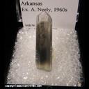 Mineral Specimen: Quartz, Included from Montgomery Co., Arkansas, Ex. A. Neely, 1960s