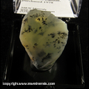 Minerals Specimen: Opal, Dendritic from Brazil, Ex. Vivian Randal, purchased 1978 Minerals Specimen: Opal, Dendritic from Brazil, Ex. Vivian Randal, purchased 1978