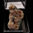Mineral Specimen: Millerite, Quartz with Included Hematite (specimen glued to bottom of TN box for shipping purposes) from US highway 27 roadcut, Halls Gap, Lincoln Co., Kentucky Mineral Specimen: Millerite, Quartz with Included Hematite (specimen glued to bottom of TN box for shipping purposes) from US highway 27 roadcut, Halls Gap, Lincoln Co., Kentucky