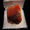 Minerals Specimen: Carnelian from Huntsville, Madison Co., Alabama, Ex. Vivian Randall Minerals Specimen: Carnelian from Huntsville, Madison Co., Alabama, Ex. Vivian Randall