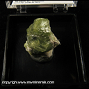 Mineral Specimen: Andradite Garnet variety Demantoid from Mineral Specimen: Andradite Garnet variety Demantoid from