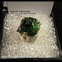 Mineral Specimen: Tourmaline, variety: Chrome (gem grade) from Brazil, Ex. Vivian Randal Mineral Specimen: Tourmaline, variety: Chrome (gem grade) from Brazil, Ex. Vivian Randal