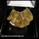 Mineral Specimen: Fluorite with Minor Bitumen from Cave-In-Rock, Hardi Co., Illinois Mineral Specimen: Fluorite with Minor Bitumen from Cave-In-Rock, Hardi Co., Illinois