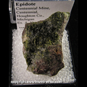 Mineral Specimen: Epidote from Centennial Mine, Centennial, Houghton Co., Michigan Mineral Specimen: Epidote from Centennial Mine, Centennial, Houghton Co., Michigan