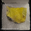 Minerals Specimen: Phurcalite from Posey Mine, San Juan Co., Utah, Ex. Josie Middleton Minerals Specimen: Phurcalite from Posey Mine, San Juan Co., Utah, Ex. Josie Middleton