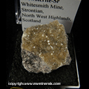 Mineral Specimen: Brewsterite-Sr from Whitesmith Mine, Strontian, North West Highlands, Scotland Mineral Specimen: Brewsterite-Sr from Whitesmith Mine, Strontian, North West Highlands, Scotland