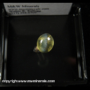 Mineral Specimen: Chrysoberyl variety: Catseye from Brazil, Ex. Vivian Randall