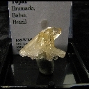 Minerals Specimen: Topaz from Brumado, Bahia, Brazil Minerals Specimen: Topaz from Brumado, Bahia, Brazil