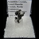 Mineral Specimen: Acanthite, Zoned Fluorite, Pyite from Guanajuato, Guanajuato, Mexico Mineral Specimen: Acanthite, Zoned Fluorite, Pyite from Guanajuato, Guanajuato, Mexico