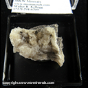 Mineral Specimen: Barytocalcite from Blagill Mine, Nent Valley, Alston Moor District, Cumberland, Cumbria, England Mineral Specimen: Barytocalcite from Blagill Mine, Nent Valley, Alston Moor District, Cumberland, Cumbria, England