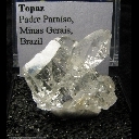 Mineral Specimen: Topaz from Padre Paraiso, Minas Gerais, Brazil