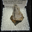 Mineral Specimen: Fluorite with Included Stibnite Phantoms from Boulder Hill Mine, Wellington, Silver Glance Dist., Wellington Hills, Douglas Co., Nevada, Collected by Steve Pullman Mineral Specimen: Fluorite with Included Stibnite Phantoms from Boulder Hill Mine, Wellington, Silver Glance Dist., Wellington Hills, Douglas Co., Nevada, Collected by Steve Pullman