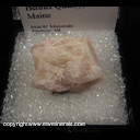 Mineral Specimen: Pollucite from Bennet Quarry, Maine Mineral Specimen: Pollucite from Bennet Quarry, Maine