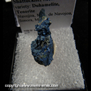 Mineral Specimen: Shattuckite, Mottramite variety: Duhamelite, Tenorite from Navojoa, Sonora, Mexico Ex. Steve Pullman, Ex. Cureton Minerals Mineral Specimen: Shattuckite, Mottramite variety: Duhamelite, Tenorite from Navojoa, Sonora, Mexico Ex. Steve Pullman, Ex. Cureton Minerals