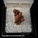 Mineral Specimen: Copper Crystals from Arizona,  Ex. A. Neely, 1960s