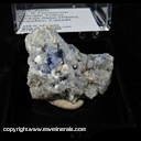 Mineral Specimen: Sodalite Crystals - Bright Yellow LW Fluorescence from Mineral Specimen: Sodalite Crystals - Bright Yellow LW Fluorescence from