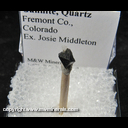 Mineral Specimen: Gahnite, Quartz from Fremont Co., Colorado, Ex. Josie Middleton Mineral Specimen: Gahnite, Quartz from Fremont Co., Colorado, Ex. Josie Middleton