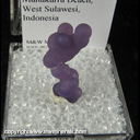Mineral Specimen: Agate variety: Grape (reparied) from Manakarra Beach, West Sulawesi, Indonesia Mineral Specimen: Agate variety: Grape (reparied) from Manakarra Beach, West Sulawesi, Indonesia