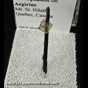 Mineral Specimen: Leucophanite on Aegerine from Mt. St. Hilaire, Quebec, Canada Mineral Specimen: Leucophanite on Aegerine from Mt. St. Hilaire, Quebec, Canada